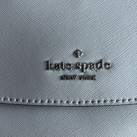 Kate Spade taupe colored crossbody purse. - Picture 8 of 10